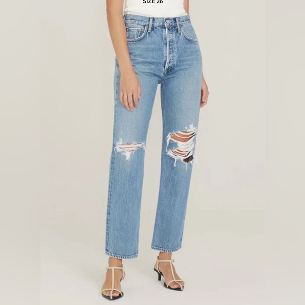 Agolde 90s Pinch Waist High Rise Jean in Backdrop